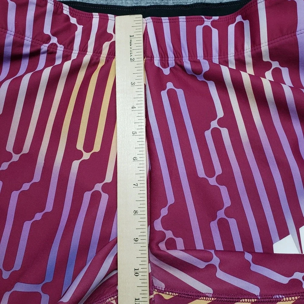 Nike International Swoosh Pants Womens S Pink Silver Geometric Pull On - Picture 8 of 13